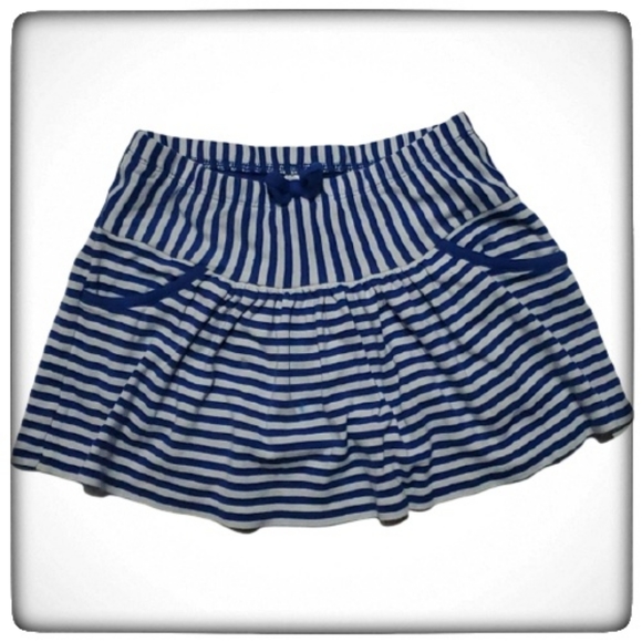 Gymboree Other - Gymboree Girls Blue & White Striped Skort-5